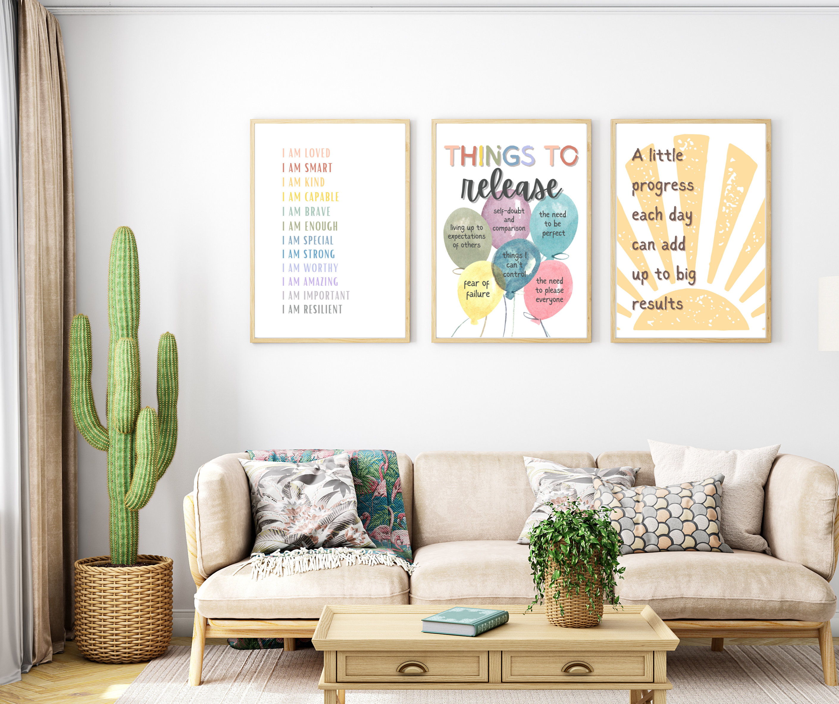 Therapy Office Decor Mega Bundle - Inspirational Wall Set