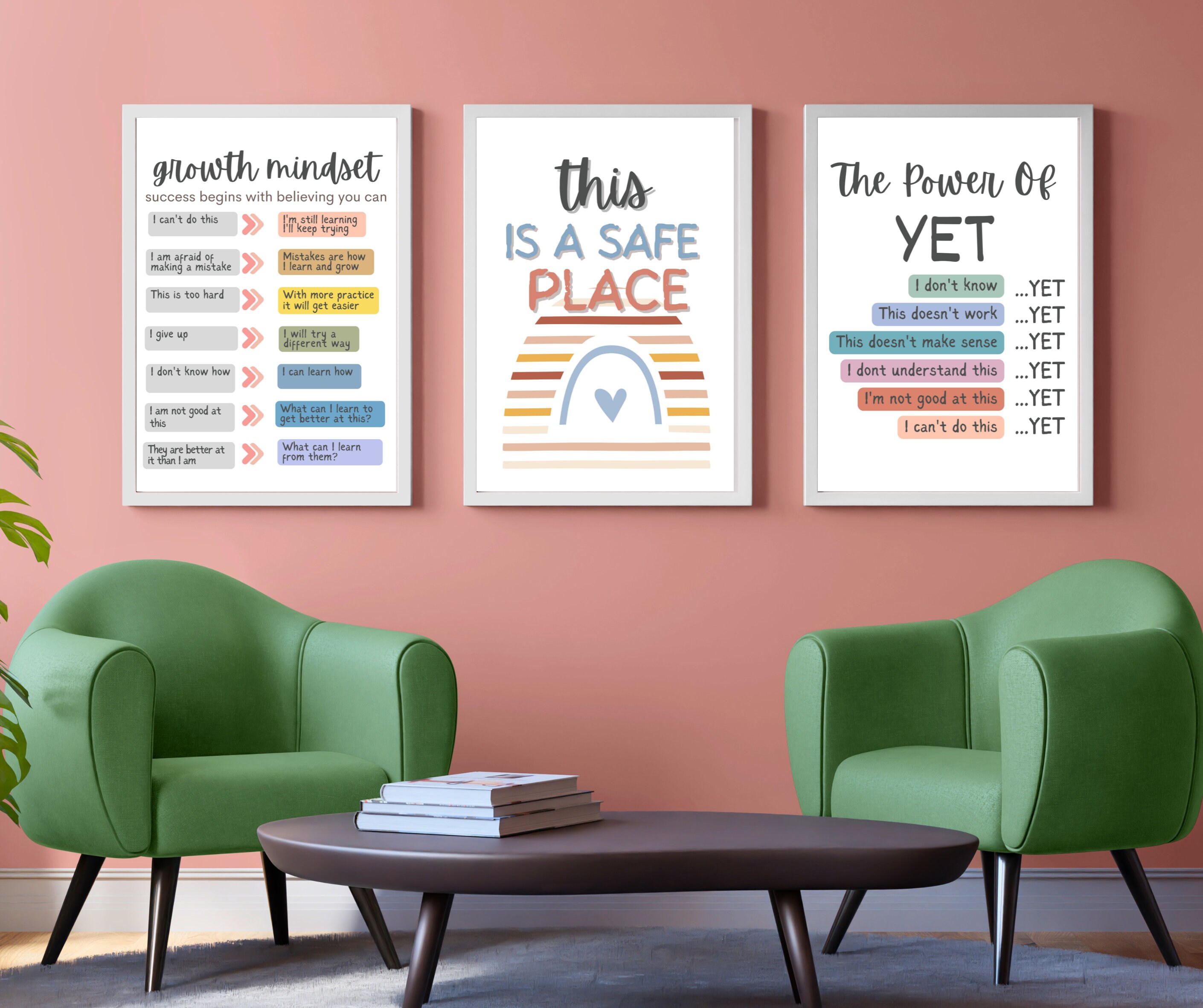 Therapy Office Decor Mega Bundle - Inspirational Wall Set