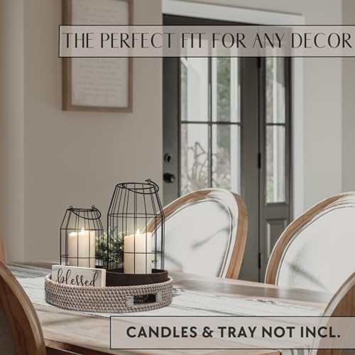 Modern Rustic Farmhouse Lantern Decor for Elegant Home