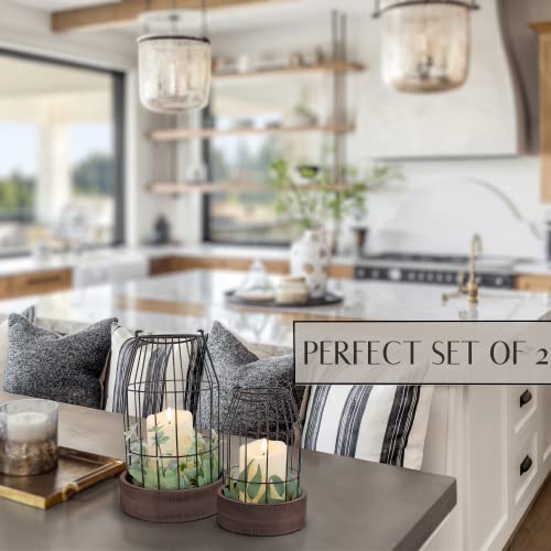 Modern Rustic Farmhouse Lantern Decor for Elegant Home