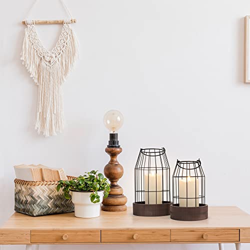 Modern Rustic Farmhouse Lantern Decor for Elegant Home