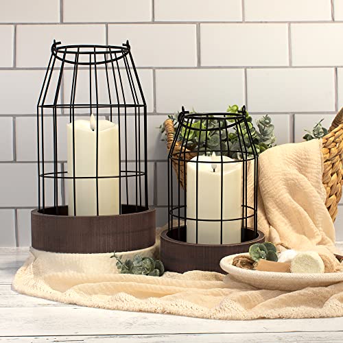 Modern Rustic Farmhouse Lantern Decor for Elegant Home