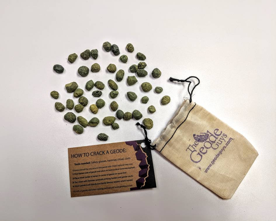 Tabasco Geodes – Whole & Very Small Geodes