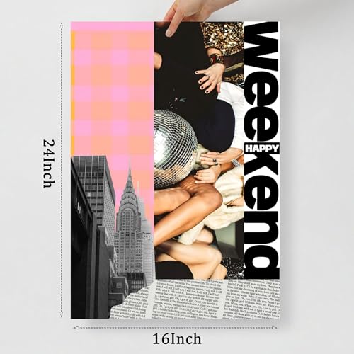 Retro New York Poster for College Apartment Decor