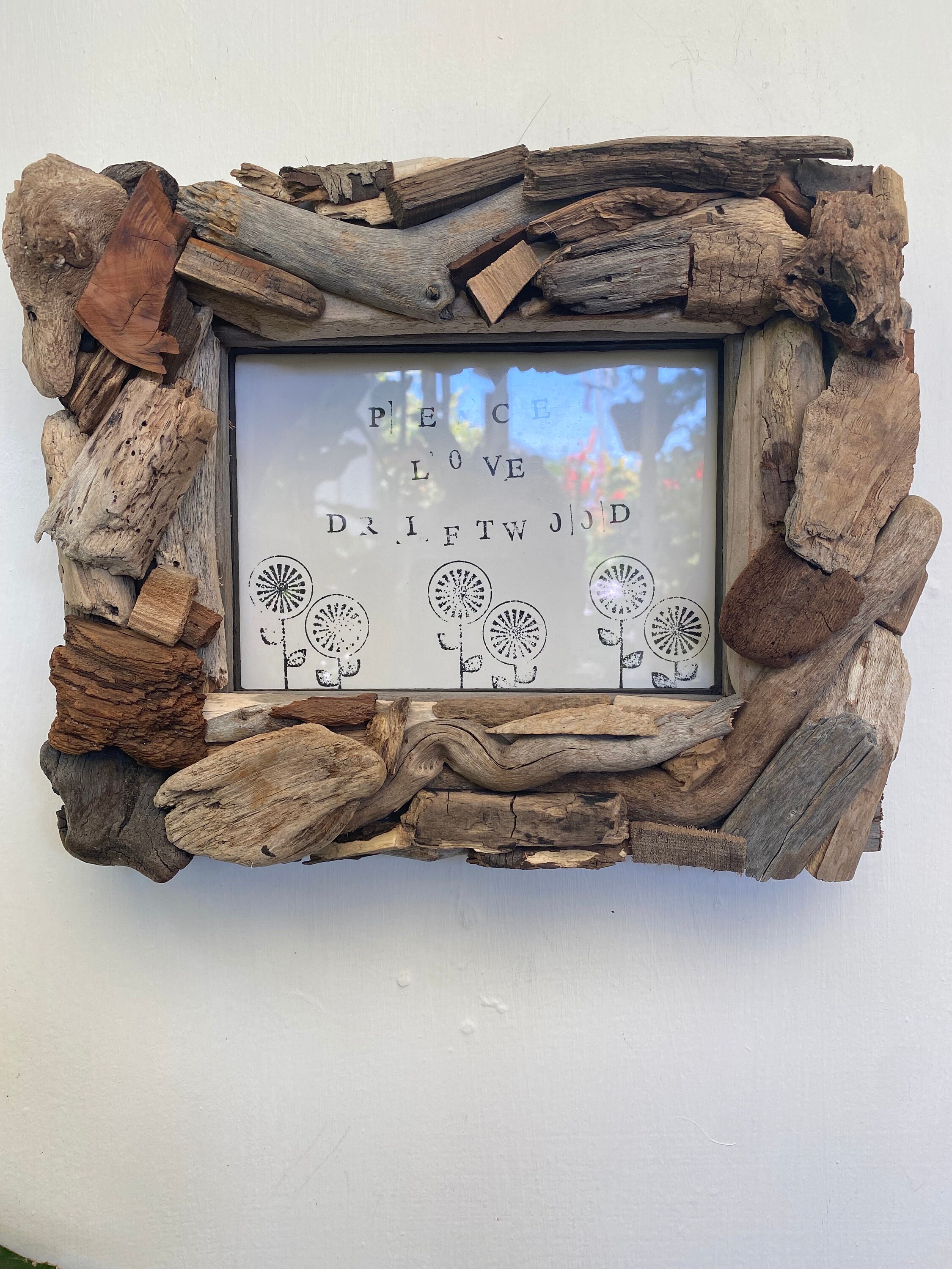 Rustic Driftwood Frame for Coastal Home Decor, 5x7