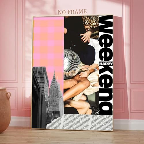 Retro New York Poster for College Apartment Decor