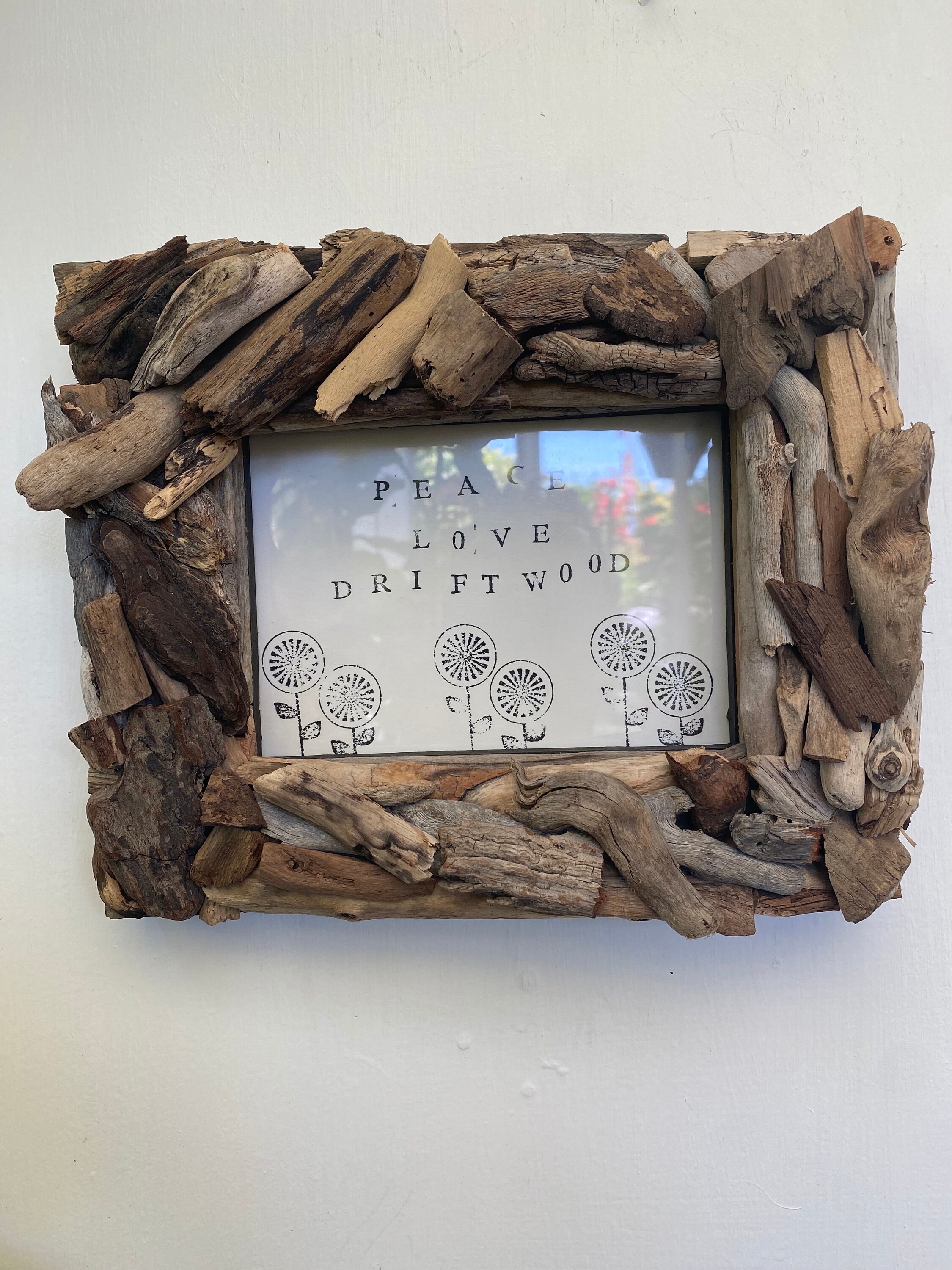 Rustic Driftwood Frame for Coastal Home Decor, 5x7