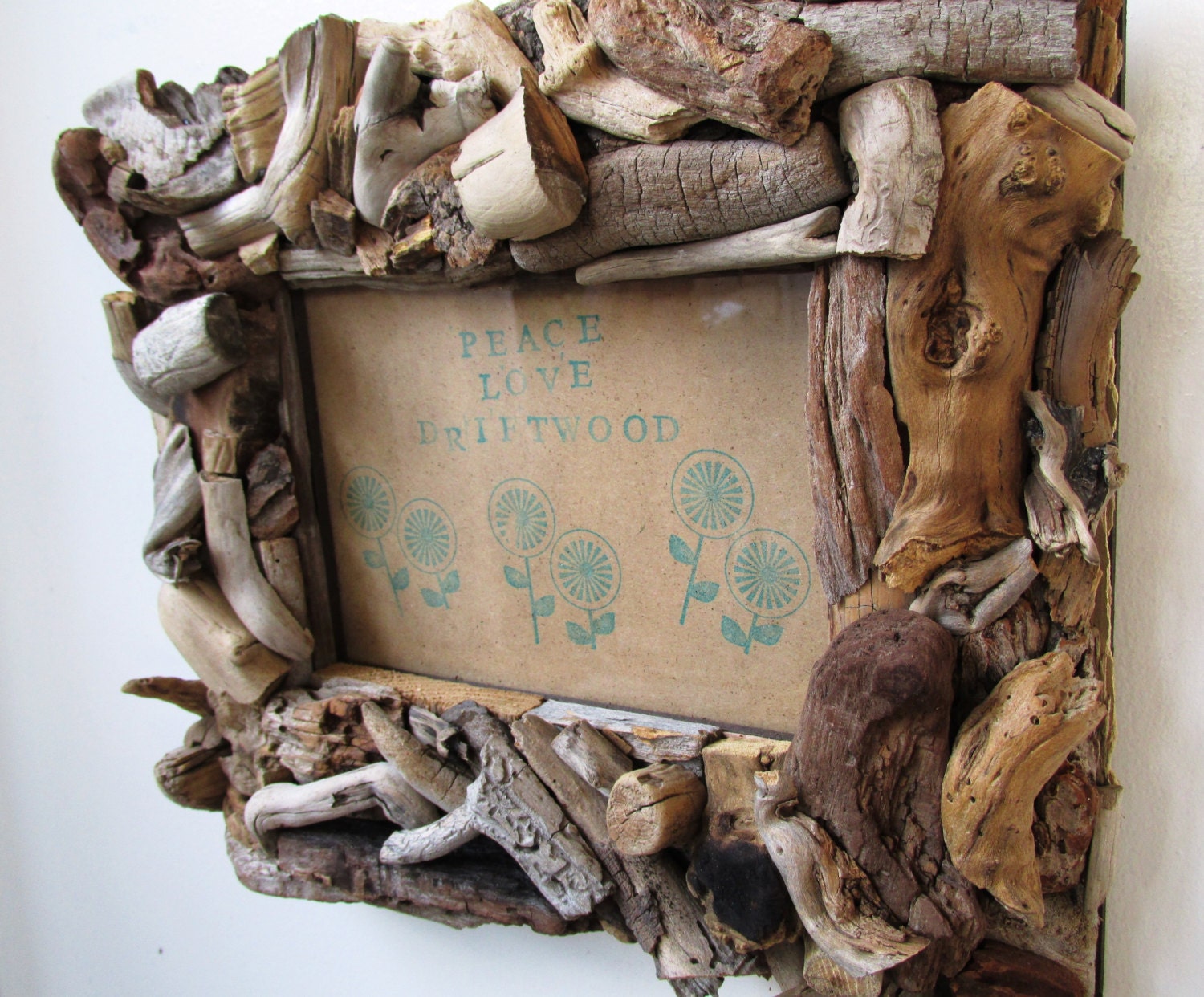 Rustic Driftwood Frame for Coastal Home Decor, 5x7