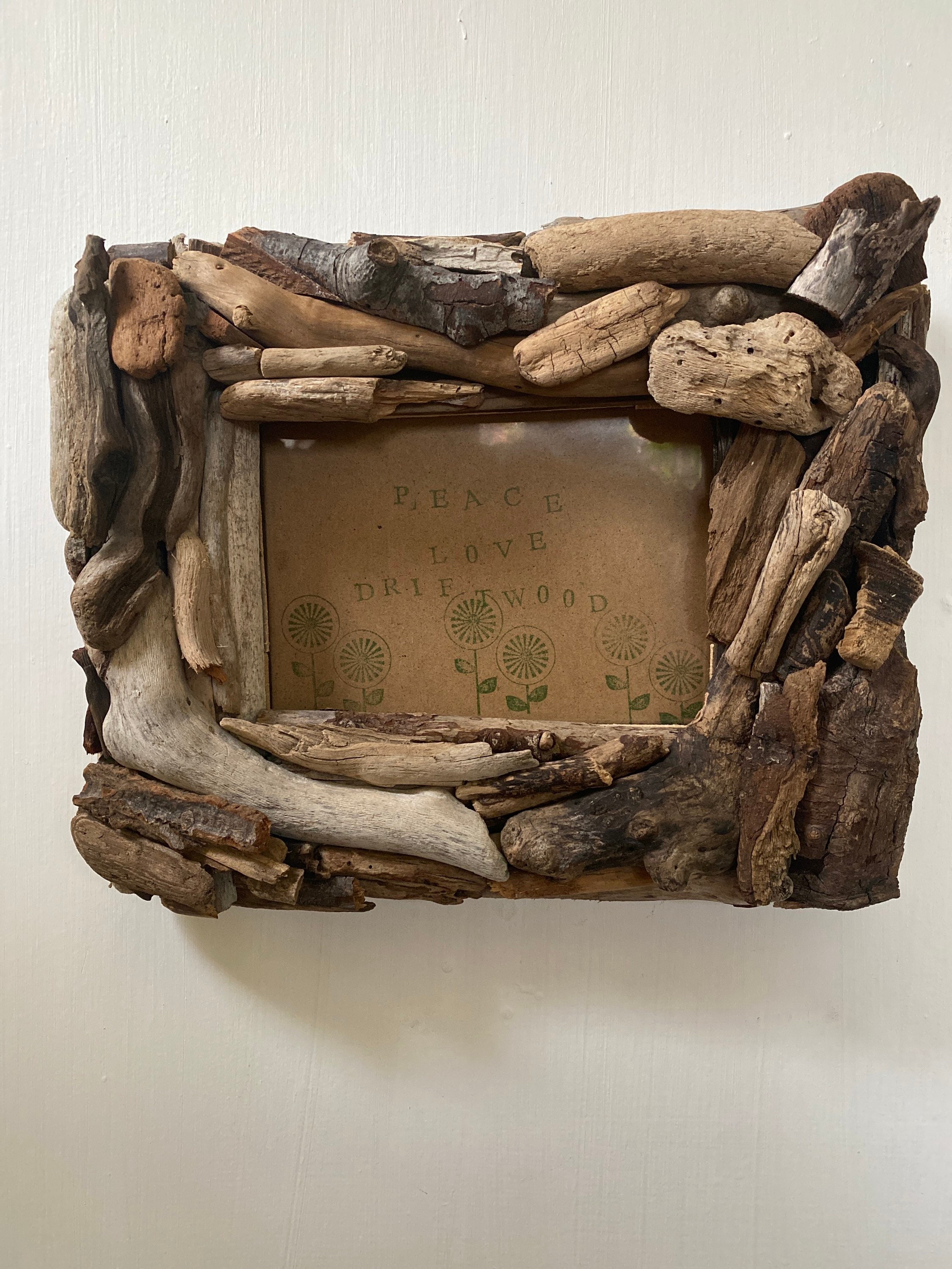 Rustic Driftwood Frame for Coastal Home Decor, 5x7