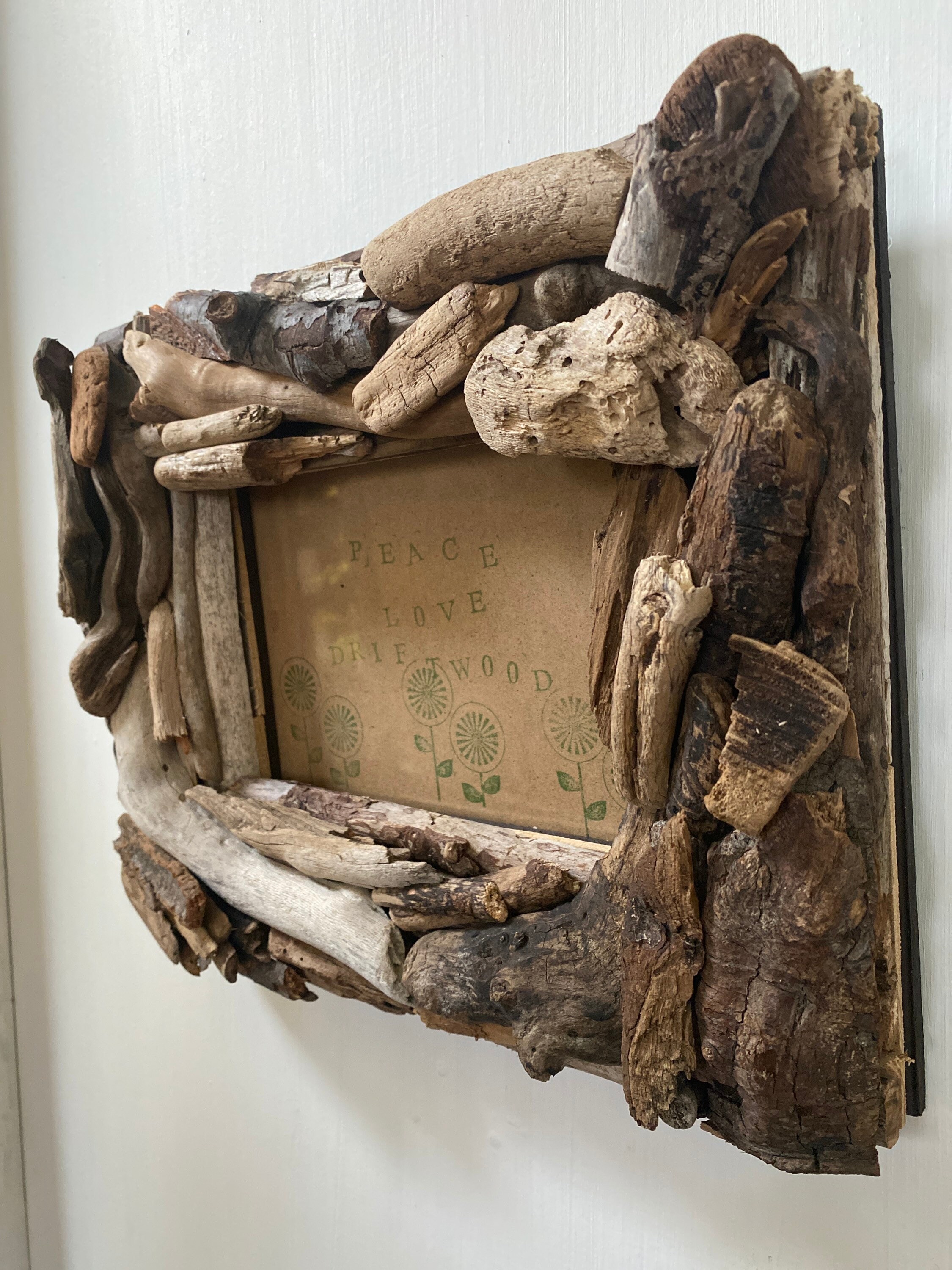 Rustic Driftwood Frame for Coastal Home Decor, 5x7