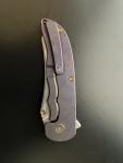 Norseman Honeycomb Purple Knife #2191 by Grimsmo