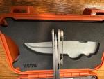 Grimsmo Rask Stonewashed Titanium Handle Knife