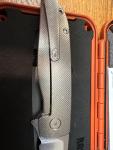 Grimsmo Rask Stonewashed Titanium Handle Knife