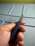 Grimsmo Fjell Integral Button Lock Knife - Blue