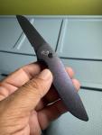 Grimsmo Fjell Integral Button Lock Knife - Blue