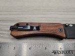 WE Banter Folding Knife with Cuibourtia Wood Handle