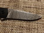 Grimsmo Rask Milled Titanium Knife with Blue Accents