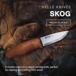 Helle Skog Carving Knife with Birch Handle