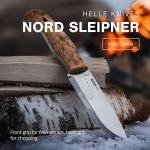 HELLE Nord Sleipner Full-Tang Bushcraft Knife