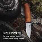 Helle Skog Carving Knife with Birch Handle
