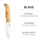 Helle Nordlys Lightweight Full-Tang Outdoor Knife