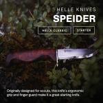 Helle Speider Fixed Blade Knife with Birch Handle