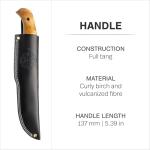 HELLE Nord Sleipner Full-Tang Bushcraft Knife