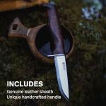 Helle Speider Fixed Blade Knife with Birch Handle