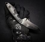 KA-BAR Hinderer Hell Fire Fixed Blade Knife