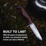 Helle Speider Fixed Blade Knife with Birch Handle