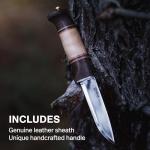 Helle Harding Outdoor Knife with Sheath