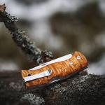 Helle Nipa Mid-Size Folding Knife with Birch Handle