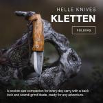 Helle Kletten Folding EDC Knife with Birch Handle