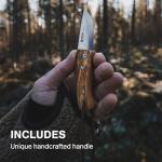 Helle Kletten Folding EDC Knife with Birch Handle