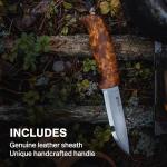 Helle Gaupe Outdoor Camping Knife with Sheath