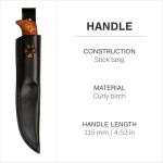 Helle Gaupe Outdoor Camping Knife with Sheath
