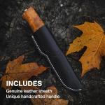 Helle Eggen Outdoor Camping Knife with Sheath