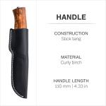 Helle Eggen Outdoor Camping Knife with Sheath
