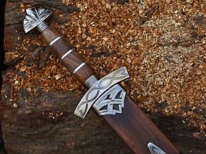 37” Norseman Viking Sword – Brown Handle Replica