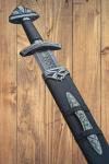 Damascus Steel Norseman Sword with Scabbard
