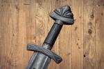 Damascus Steel Norseman Sword with Scabbard