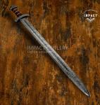 Norseman Hand-Forged Damascus Sword Knife