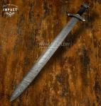 Norseman Sword | Hand-Forged Damascus Viking Knife