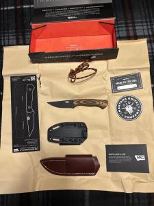 Montana Knife Co. Blackfoot 2.0 Orange Knife