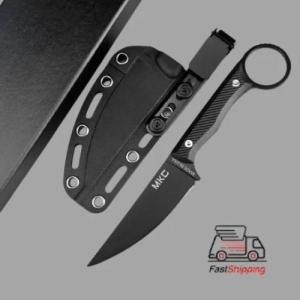 Montana Knife Co. Wargoat Black G10 Knife