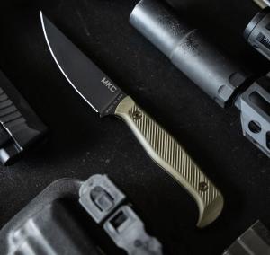 Montana Knife Company Battle Goat Black OD Green