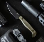 Montana Knife Company Battle Goat Black OD Green