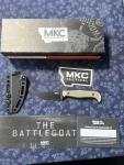 Montana Knife Company Battle Goat Black OD Green