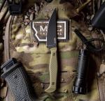Montana Knife Company Battle Goat Black OD Green