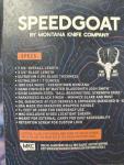 Montana Knife Company Speedgoat Knife